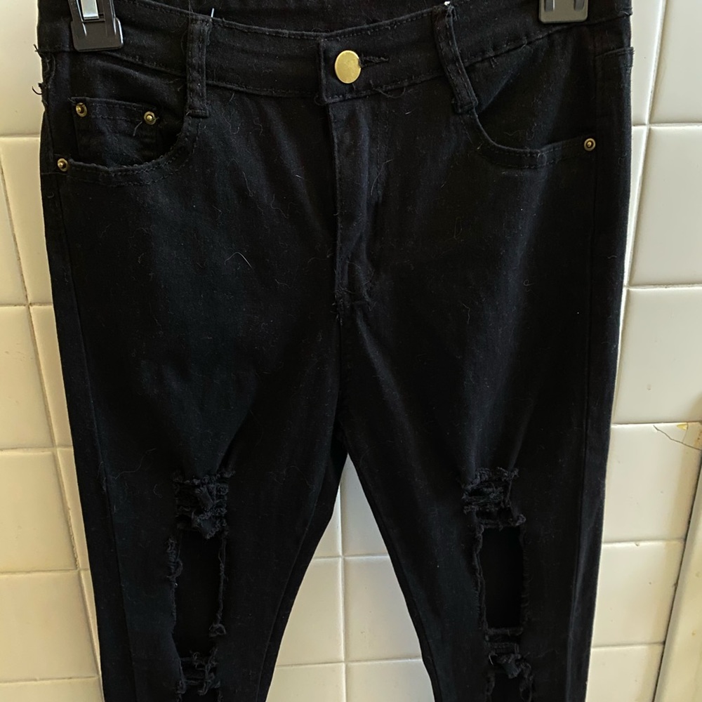 Black skinny jeans !